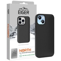 Funda Eiger Husa North para iPhone 15 Plus, color negro