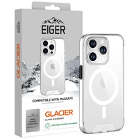 Custodia Magsafe Eiger Husa Glacier per iPhone 15 Pro Max trasparente