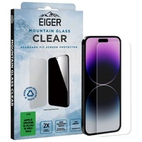 Eiger Folie Glass 2.5D Mountain Glass iPhone 15 Plus / 15 Pro Max Transparente