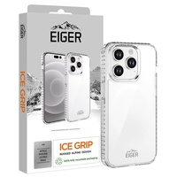 Funda Eiger Ice Grip para iPhone 15 Pro Max transparente