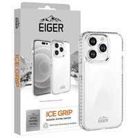 Eiger Husa Ice Grip iPhone 15 Pro Transparente