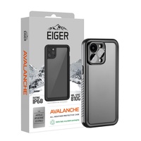 Funda para iPhone 15 Pro Eiger Avalanche negra