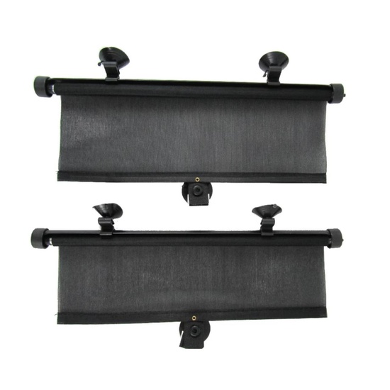 Lemontti Set di 2 tendine per finestrini laterali per auto nere