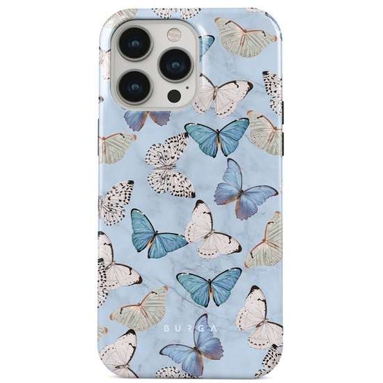 Burga Husa Double Couche Donnez-moi des Papillons iPhone 15 Pro Max