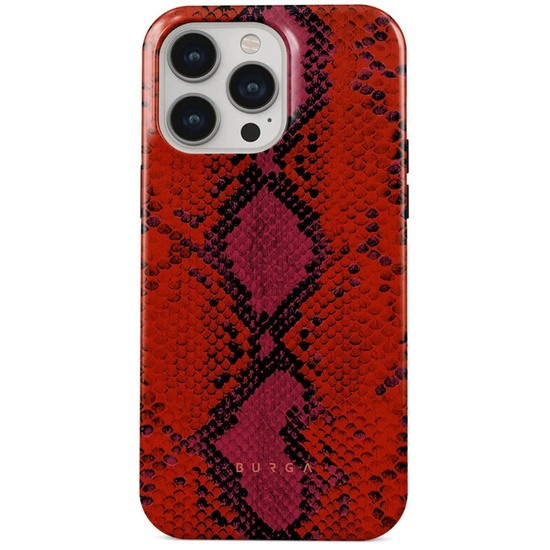 Burga Hoesje Dubbellaags Wild Granaatappel iPhone 15 Pro Max